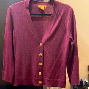 Tory Burch cardigan.
